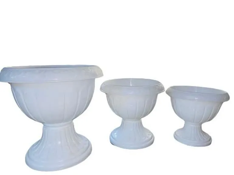 گلدان پلاستیکی پایه دار جام (3سایز)