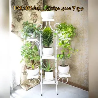 پایه گلدان فلزی سیدوس - تصویر 7