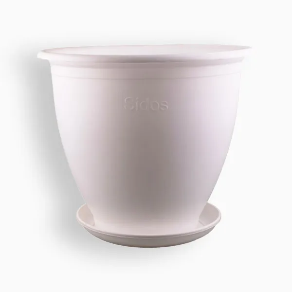 گلدان درختچه ای پلاستیکی گرد سیدوس07 - تصویر 1