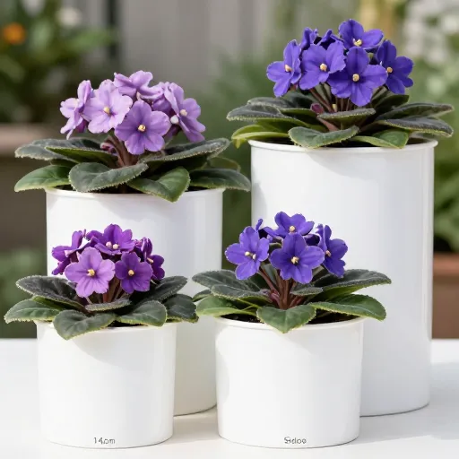 انواع گل مناسب کاشت Types of flowers suitable for planting&nbsp;بنفشه آفریقایی (African Violet)