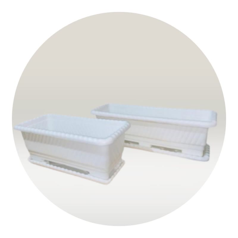 Sidoos big size rectangular plastic pot گلدان پلاستیکی مستطیلی سایز بزرگ سیدوس