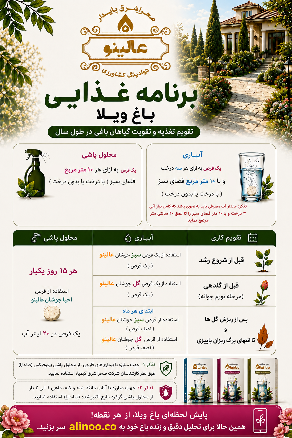 کاشت گل‌ پاییزی, راز شادابی با قرص‌ عالینو و گلدان‌ استوانه ای سیدوسautumn-flower-planting-guide-alino-sidoos
کاشت گل‌ پاییزی در گلدان‌ استوانه‌ای سیدوس، فراتر از یک سرگرمی است؛ این یک هنرِ ترکیب علم و زیبایی است. با استفاده از قرص‌های عالینو به عنوان محرک رشد، شما می‌توانید باغچه‌ای کوچک در بالکن یا پذیرایی خود داشته باشید که در میانه پاییز و سرما، همچنان سبز و پرگل باقی می‌ماند.