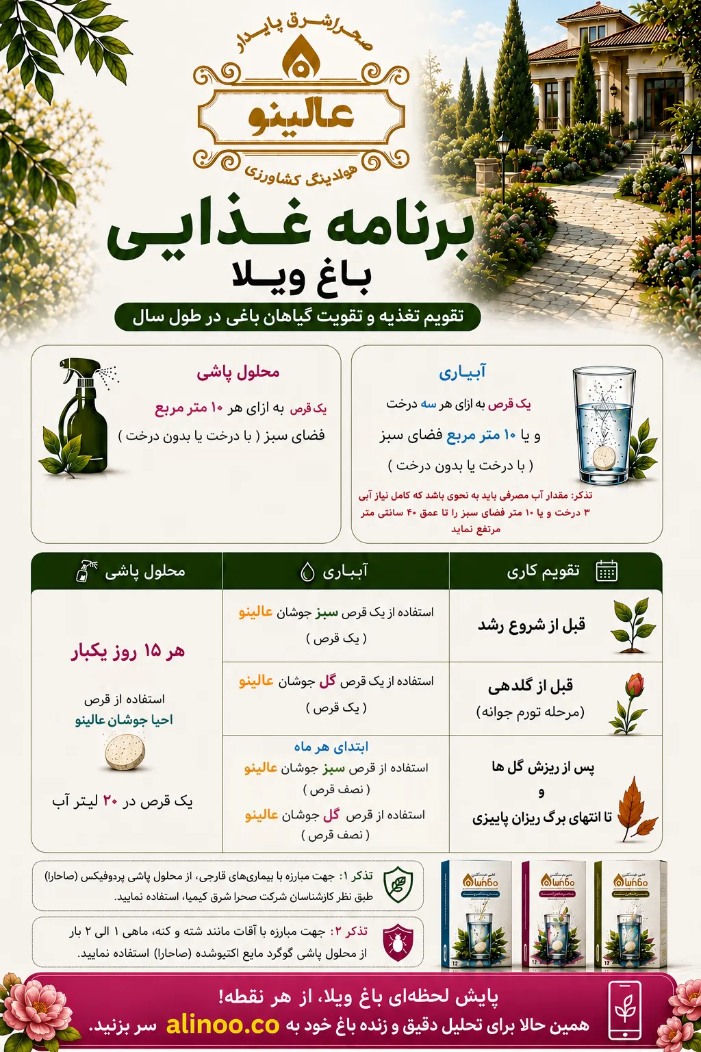 کاشت گل‌ پاییزی, راز شادابی با قرص‌ عالینو و گلدان‌ استوانه ای سیدوسautumn-flower-planting-guide-alino-sidoos
کاشت گل‌ پاییزی در گلدان‌ استوانه‌ای سیدوس، فراتر از یک سرگرمی است؛ این یک هنرِ ترکیب علم و زیبایی است. با استفاده از قرص‌های عالینو به عنوان محرک رشد، شما می‌توانید باغچه‌ای کوچک در بالکن یا پذیرایی خود داشته باشید که در میانه پاییز و سرما، همچنان سبز و پرگل باقی می‌ماند.