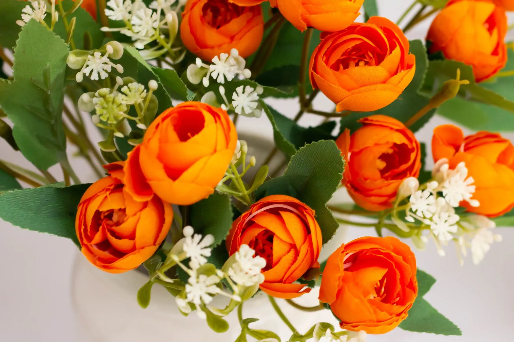 گل های نارنجی محبوب Orange flowers are popular مجموعه تولیدی سیدوس تولید کننده گلدان پلاستیکی سیدوس