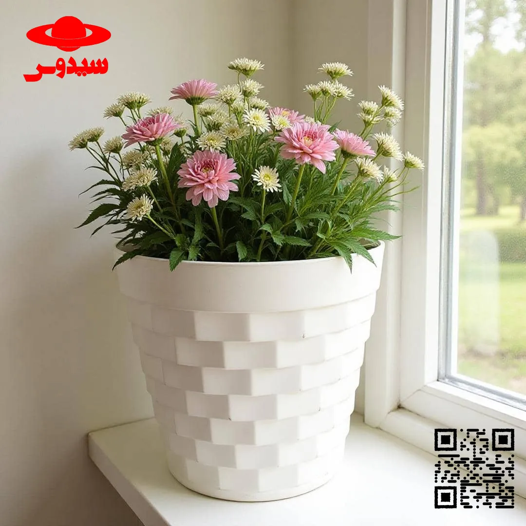 گلدان پلاستیکی  Plastic pot,  plastic vase مجموعه تولیدی سیدوس ,تولید کننده گلدان پلاستیکی سیدوس ,بیش از 120نوع, اعم از گلدان استوانه ای پلاستیکی سیدوس,گلدان الماسی پلاستیکی سیدوس,گلدان مربعی پلاستیکی,گلدان مثلثی پلاستیکی,گلدان گرد پلاستیکی ,باکس مستطیلی,در اندازه های کاکتوسی تا درختچه ای