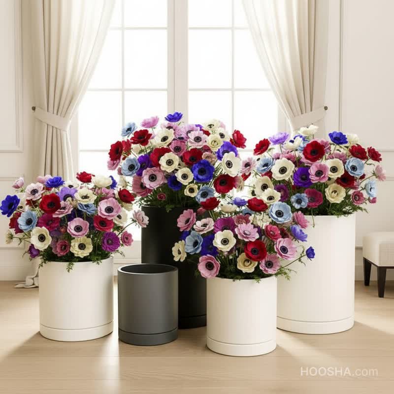 گل آنمون در گلدان پلاستیکی سیدوس شقایق نعماییAnemone flower in a plastic pot Sidoos گلدان پلاستیکی Plastic pot, plastic vase مجموعه تولیدی سیدوس ,تولید کننده گلدان پلاستیکی سیدوس ,بیش از 120نوع, اعم از گلدان استوانه ای پلاستیکی سیدوس,گلدان الماسی پلاستیکی سیدوس,گلدان مربعی پلاستیکی,گلدان مثلثی پلاستیکی,گلدان گرد پلاستیکی ,باکس مستطیلی,در اندازه های کاکتوسی تا درختچه ای