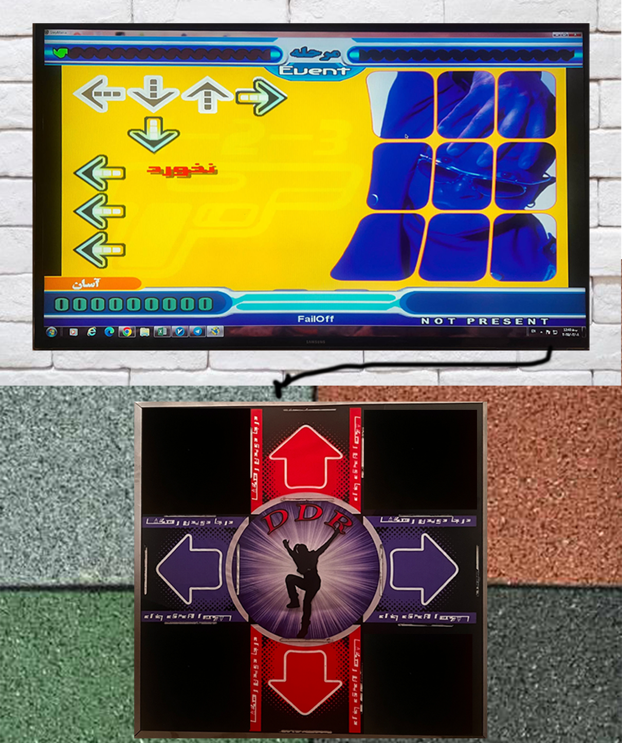 بازی DDR DDR game مجموعه تولیدی سیدوس ,تولید کننده محصولات بازی وسرگرمی وبدنسازی مانند بازی DDR Dance Dance Revolution