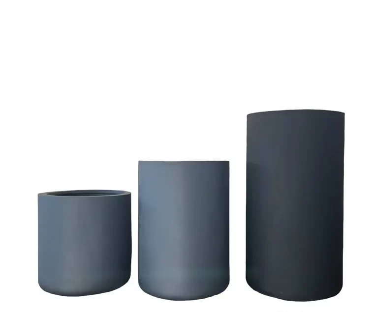 Tall cylindrical vase